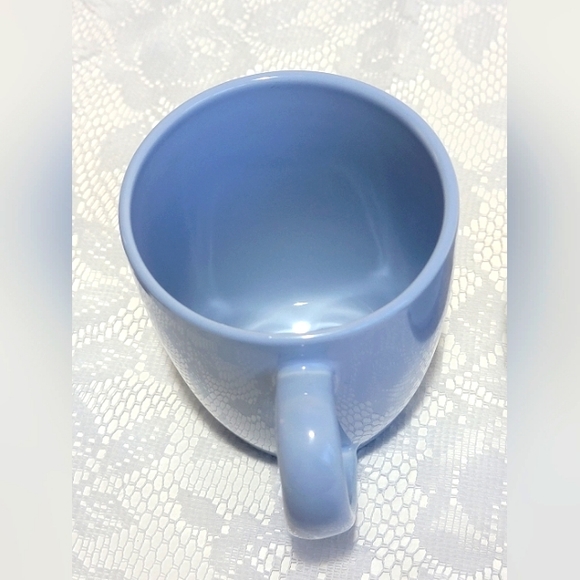 Vintage Three Corelle Light Periwinkle Country Blue Stoneware Coffee Mug Tea Cup - Picture 16 of 17
